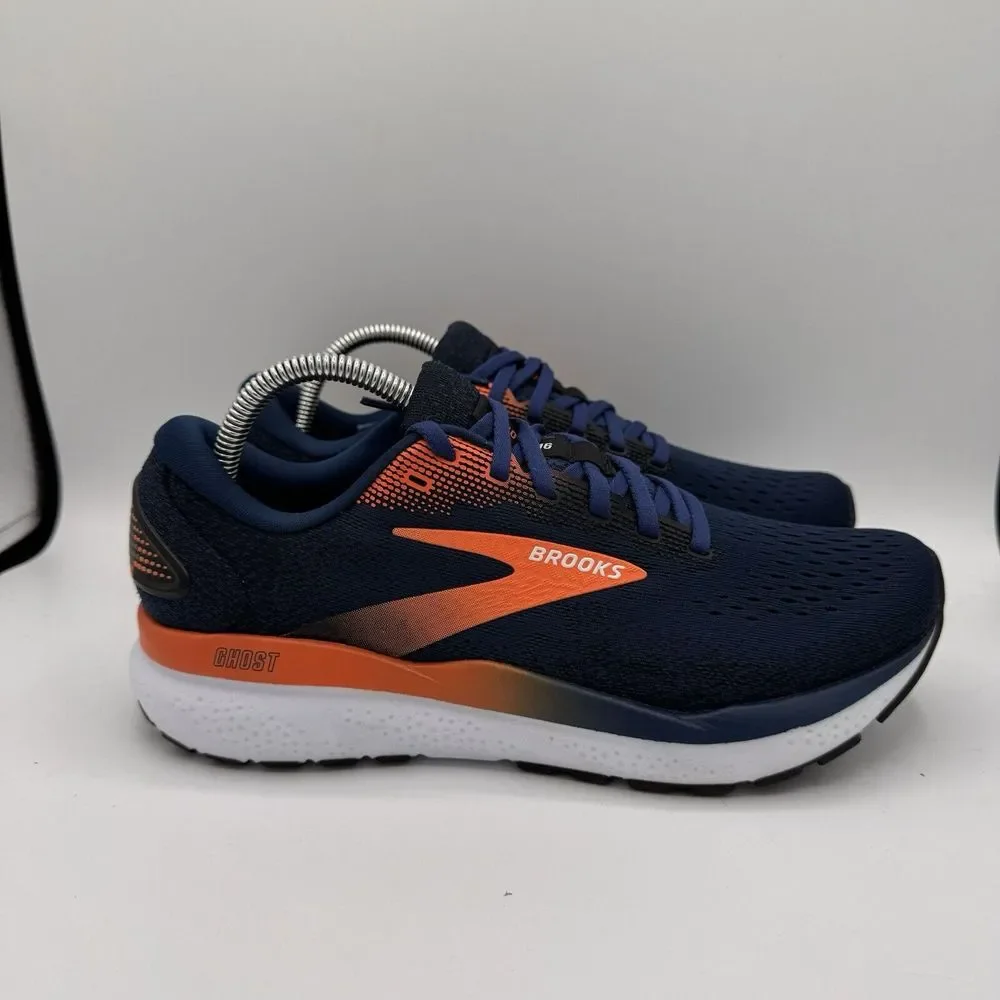 Brooks Mens Ghost 16 1104181D474 Blue Running Shoes Sneakers Size 8 D Walking‎
